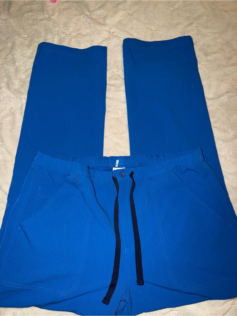 Figs Men's Royal Blue Drawstring Joggers
